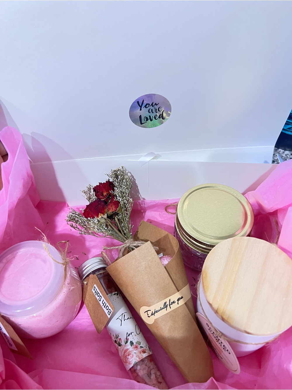 You are Loved Pink Bath & Body Gift Set